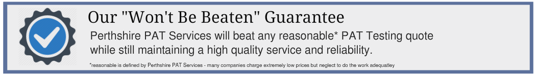 Crieff Best PAT Test Price Guarantee